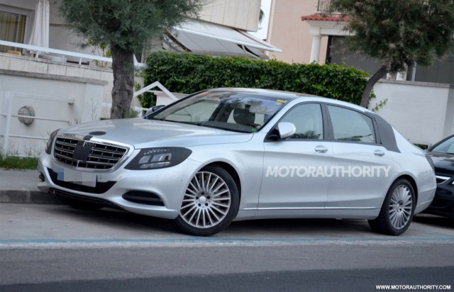 Spyshots: 2015 Mercedes-Benz S-Class Pullman With Interior Shots